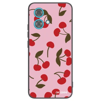 Picasee crna silikonska maskica za Motorola Edge 40 Neo - Cherry