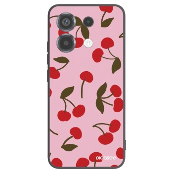 Picasee crna silikonska maskica za Xiaomi Poco X6 - Cherry