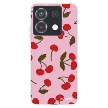 Picasee silikonska prozirna maskica za Xiaomi Poco X6 - Cherry