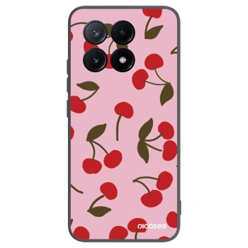Picasee crna silikonska maskica za Xiaomi Poco X6 Pro - Cherry