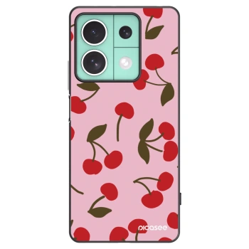 Picasee crna silikonska maskica za Xiaomi Redmi Note 13 5G - Cherry