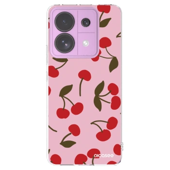 Picasee silikonska prozirna maskica za Xiaomi Redmi Note 13 Pro 5G - Cherry