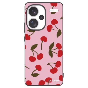 Picasee crna silikonska maskica za Xiaomi Redmi Note 13 Pro+ 5G - Cherry