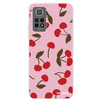 Picasee silikonska prozirna maskica za Xiaomi Redmi Note 12 Pro 4G - Cherry