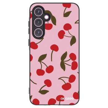 Picasee crna silikonska maskica za Samsung Galaxy A35 5G A356B - Cherry