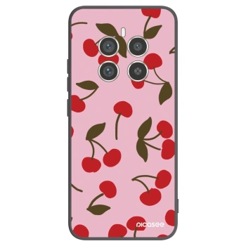 Picasee crna silikonska maskica za Realme 12 Pro 5G - Cherry