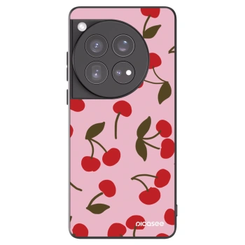 Picasee crna silikonska maskica za OnePlus 12 5G - Cherry