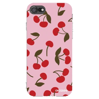 Picasee silikonska prozirna maskica za Apple iPhone 7 - Cherry