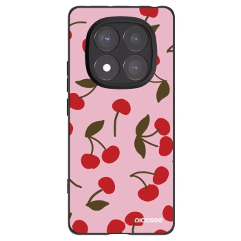 Picasee crna silikonska maskica za Xiaomi Redmi Note 14 Pro+ 5G - Cherry
