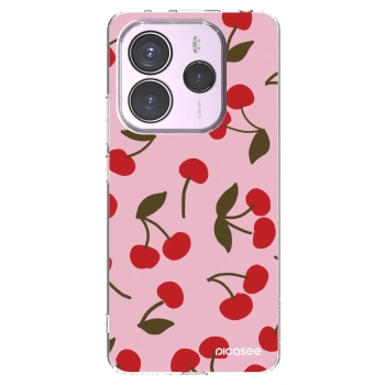 Picasee silikonska prozirna maskica za Xiaomi Redmi Note 14 5G - Cherry