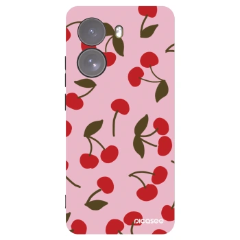 Picasee crna silikonska maskica za Xiaomi Poco X7 - Cherry
