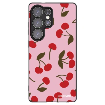Picasee crna silikonska maskica za Samsung Galaxy S25 Ultra 5G - Cherry
