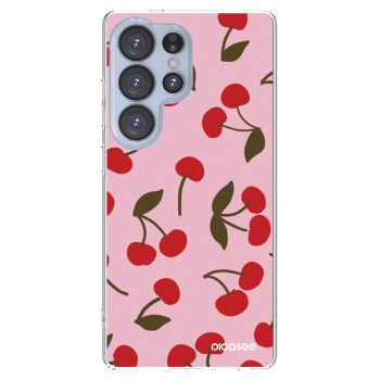 Picasee silikonska prozirna maskica za Samsung Galaxy S25 Ultra 5G - Cherry