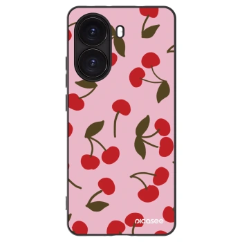 Picasee crna silikonska maskica za Xiaomi Poco X7 Pro 5G - Cherry