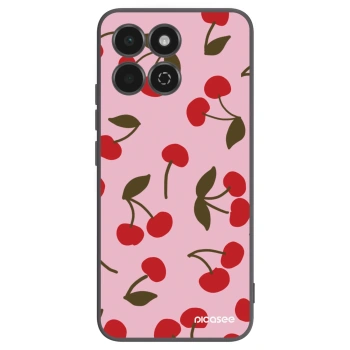 Picasee crna silikonska maskica za Honor 200 Smart 5G - Cherry