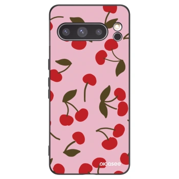 Picasee crna silikonska maskica za Google Pixel 8 Pro - Cherry