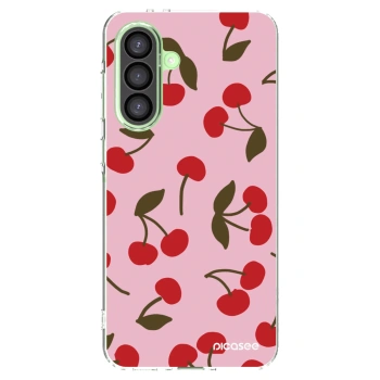 Picasee silikonska prozirna maskica za Samsung Galaxy A26 5G A266B - Cherry