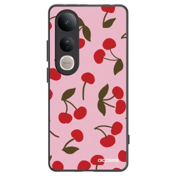 Picasee crna silikonska maskica za Vivo V50 Lite 5G - Cherry
