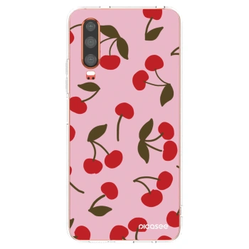 Picasee silikonska prozirna maskica za Huawei P30 - Cherry