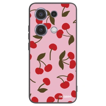 Picasee crna silikonska maskica za Xiaomi Redmi Note 14S - Cherry