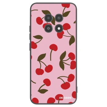 Picasee crna silikonska maskica za Realme 12X - Cherry