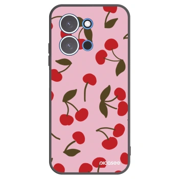 Picasee crna silikonska maskica za Xiaomi Redmi 15C 4G - Cherry