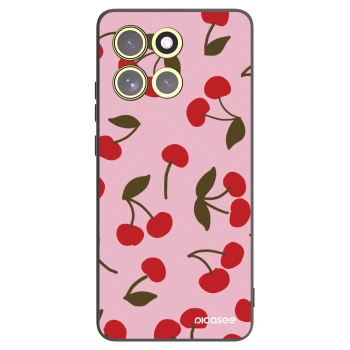 Picasee crna silikonska maskica za Motorola Moto G86 Power 5G - Cherry