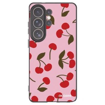Picasee crna silikonska maskica za Samsung Galaxy S26 Ultra - Cherry
