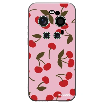 Picasee crna silikonska maskica za Xiaomi 17 Ultra - Cherry