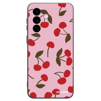 Picasee crna silikonska maskica za Samsung Galaxy A57 5G - Cherry
