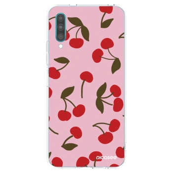Picasee silikonska prozirna maskica za Samsung Galaxy A30s A307F - Cherry