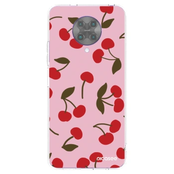 Picasee silikonska prozirna maskica za Xiaomi Poco F2 Pro - Cherry