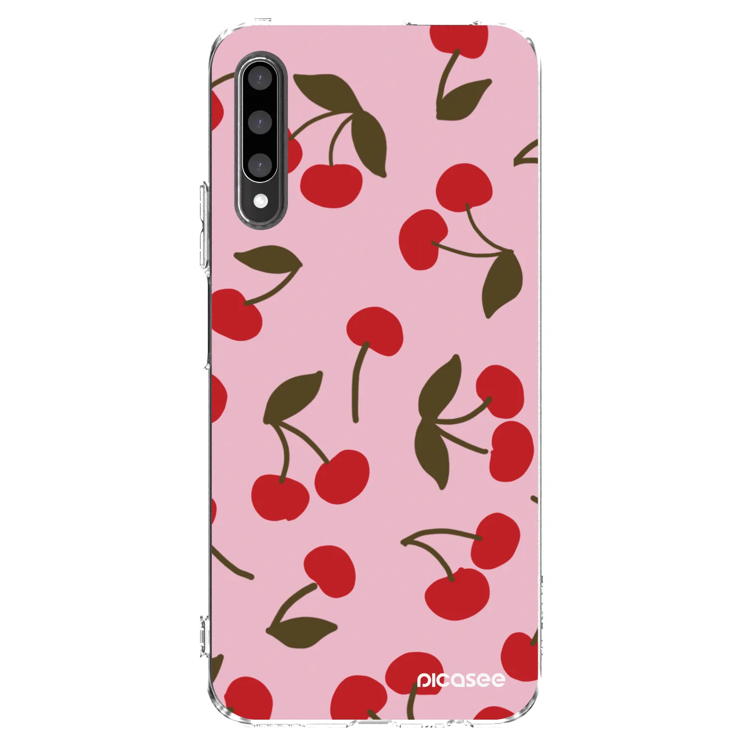 Picasee silikonska prozirna maskica za Honor 9X Pro - Cherry