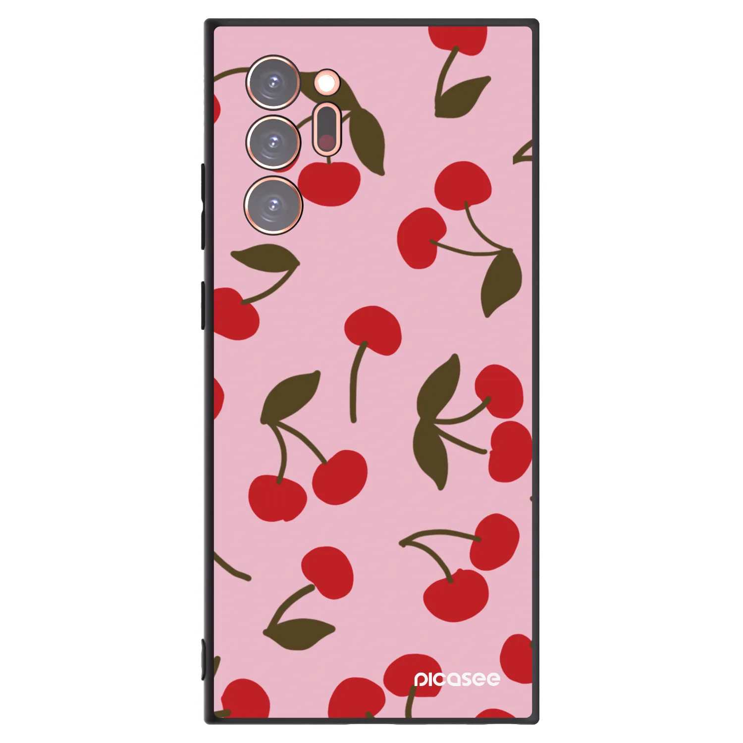 Picasee crna silikonska maskica za Samsung Galaxy Note 20 Ultra - Cherry