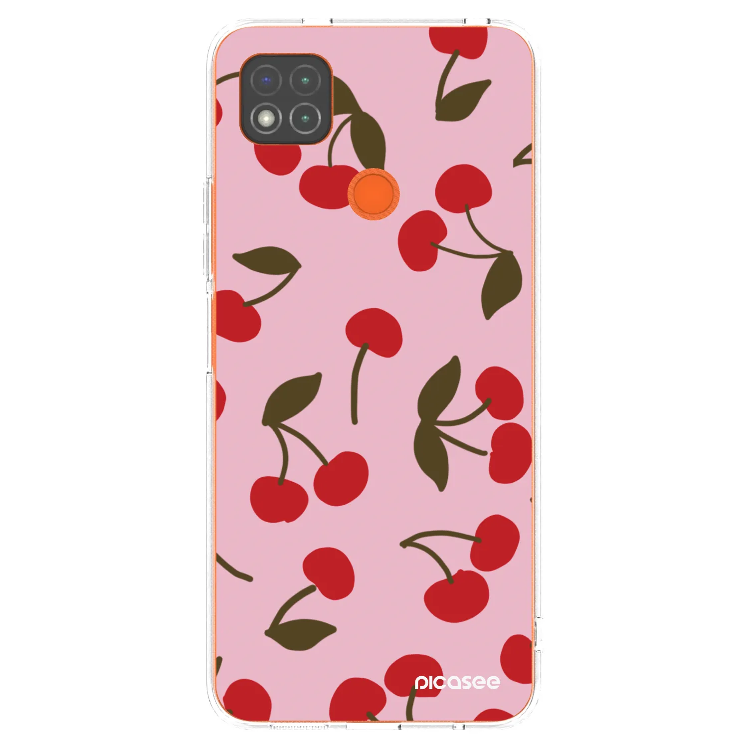 Picasee silikonska prozirna maskica za Xiaomi Redmi 9C - Cherry