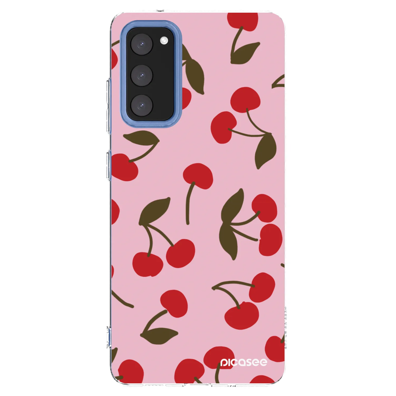 Picasee silikonska prozirna maskica za Samsung Galaxy S20 FE - Cherry