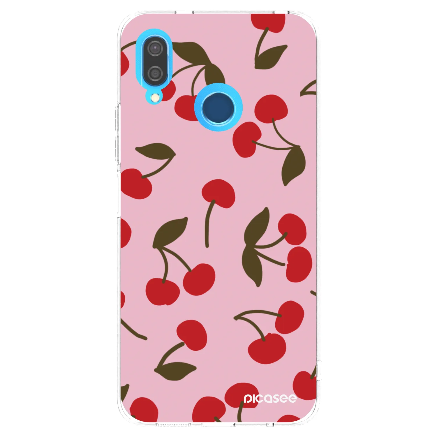 Picasee silikonska prozirna maskica za Huawei P20 Lite - Cherry
