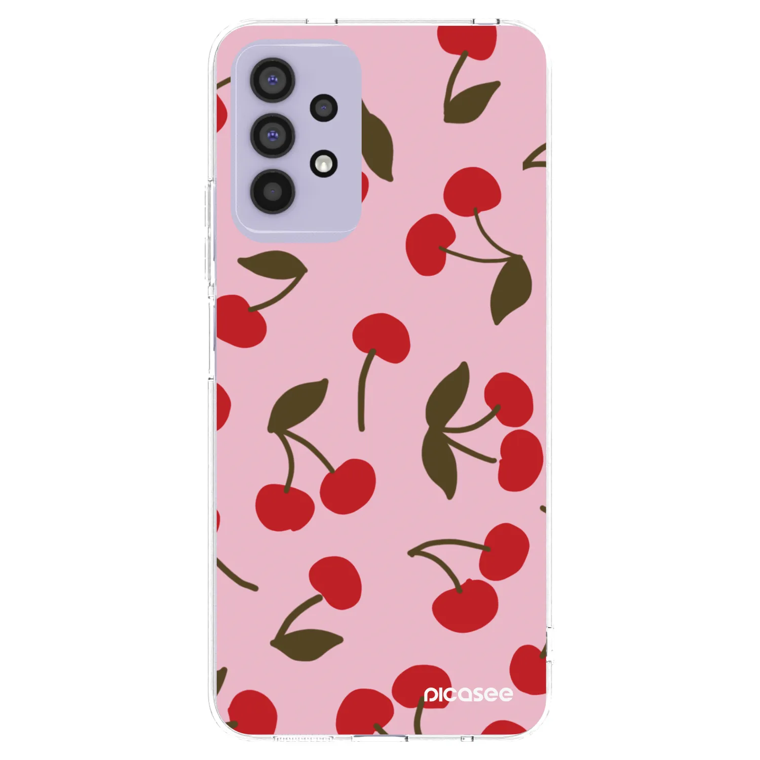 Picasee silikonska prozirna maskica za Samsung Galaxy A32 4G SM-A325F - Cherry