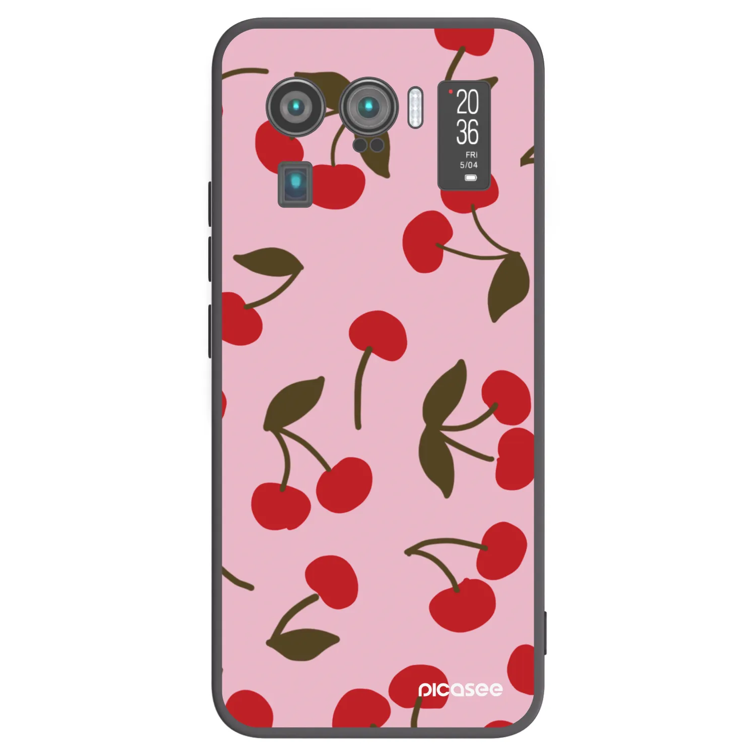 Picasee crna silikonska maskica za Xiaomi Mi 11 Ultra - Cherry