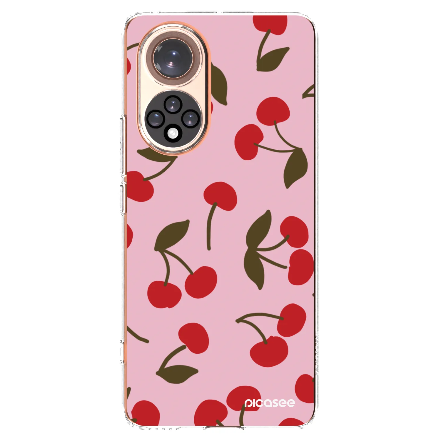 Picasee silikonska prozirna maskica za Honor 50 5G - Cherry