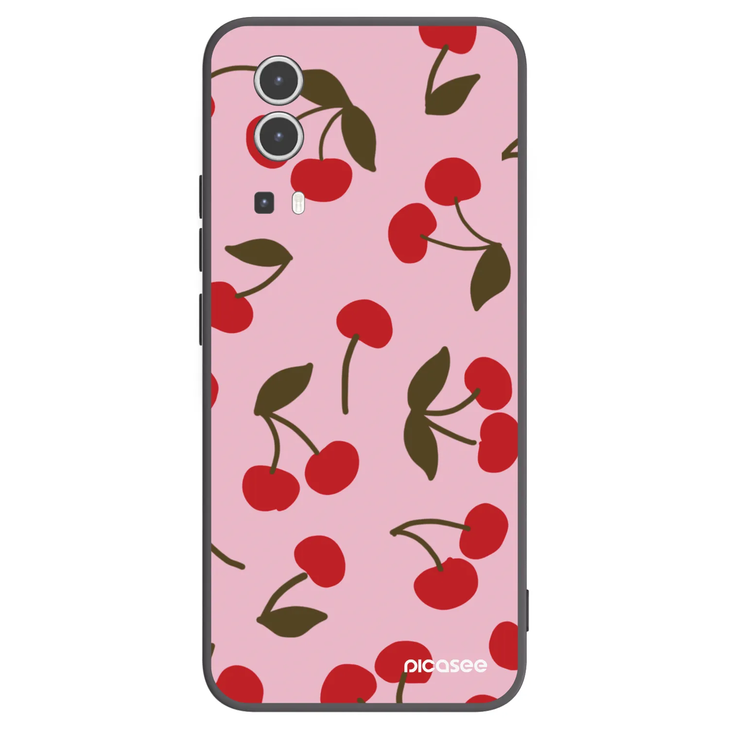 Picasee crna silikonska maskica za Vivo Y72 5G - Cherry