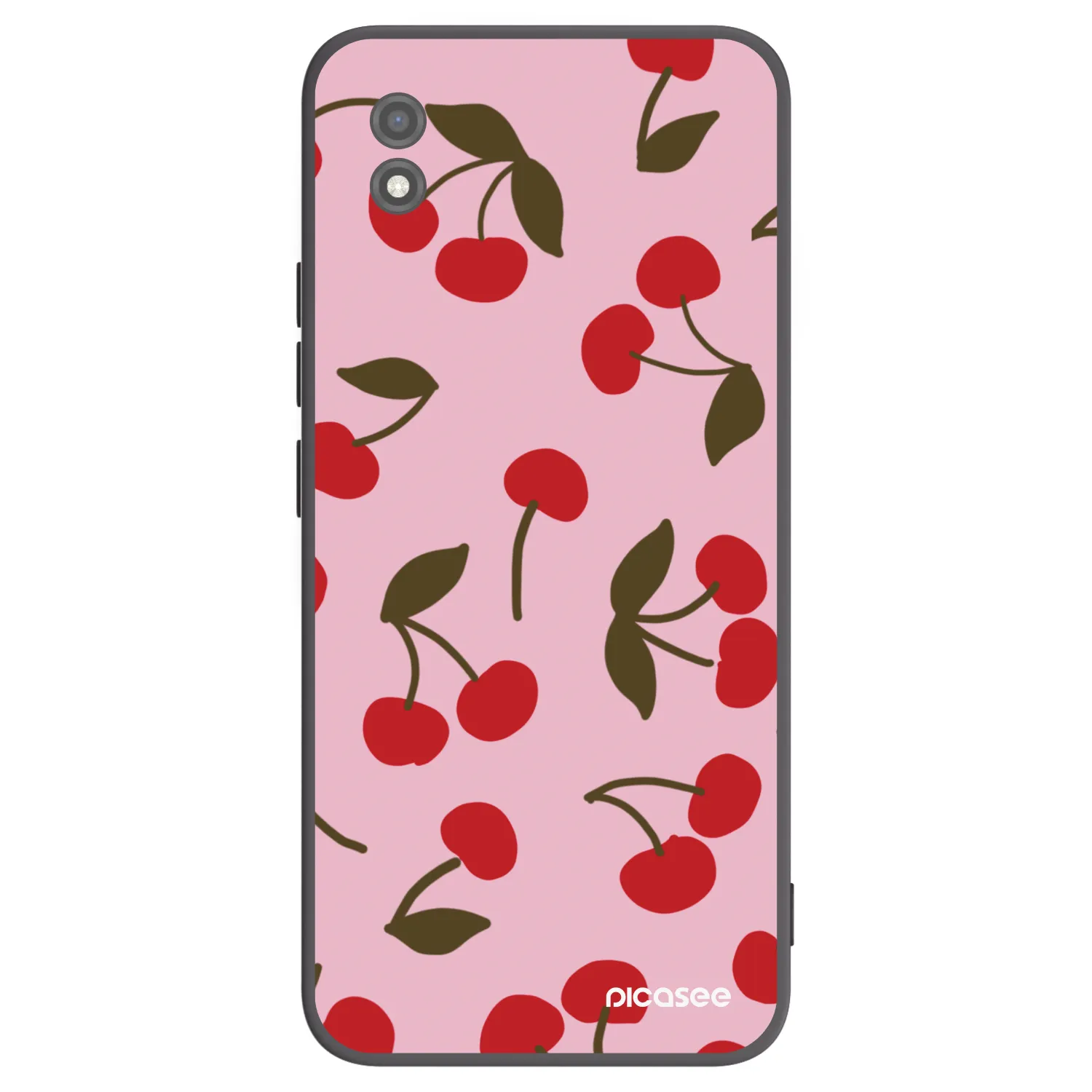 Picasee crna silikonska maskica za Realme C11 (2021) - Cherry