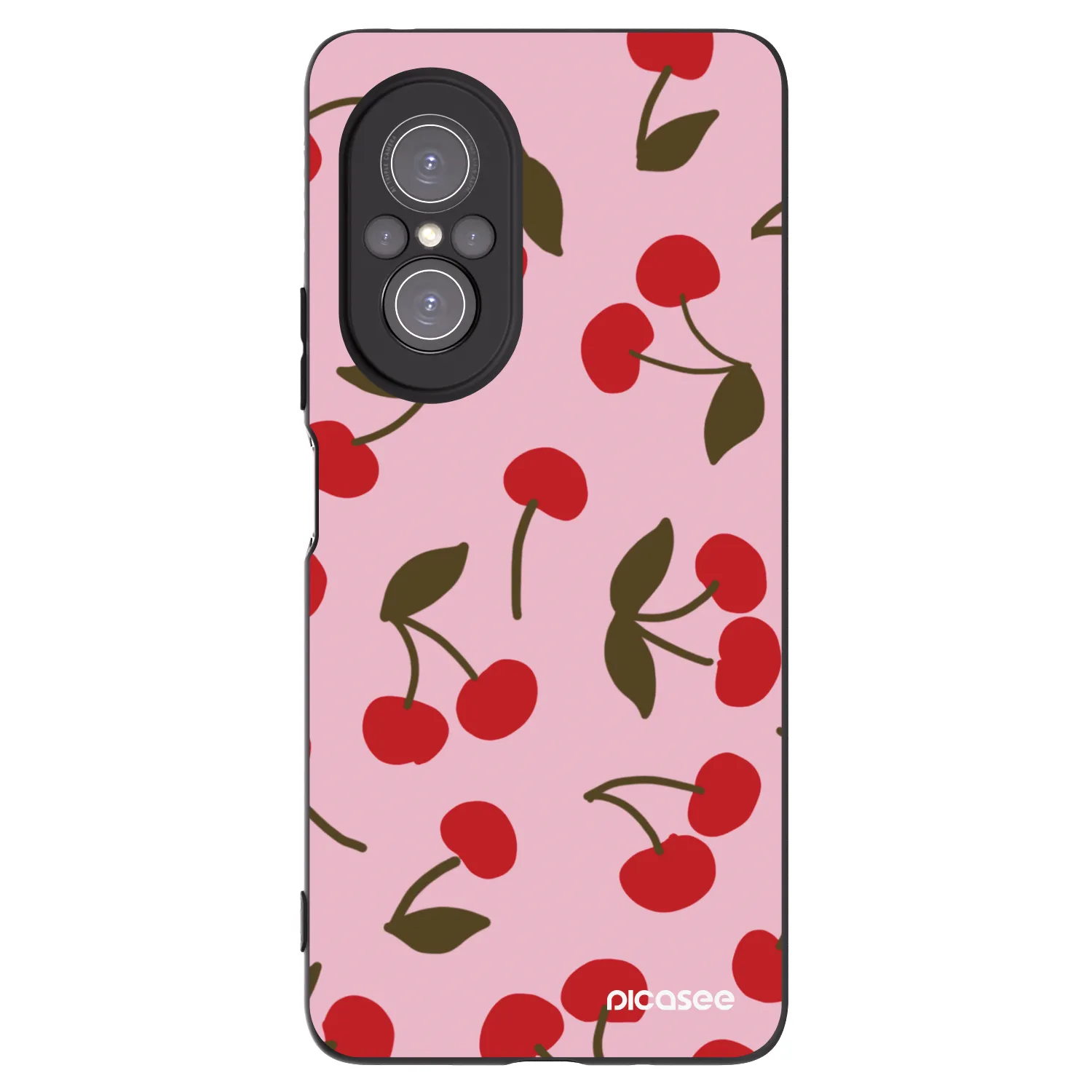 Picasee crna silikonska maskica za Huawei Nova 9 SE - Cherry