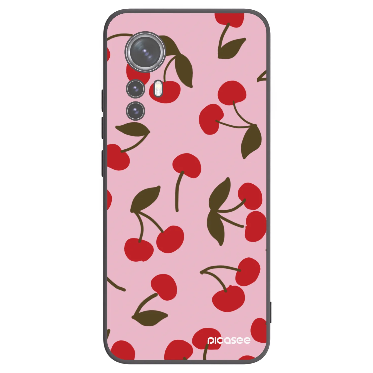 Picasee crna silikonska maskica za Xiaomi 12 - Cherry