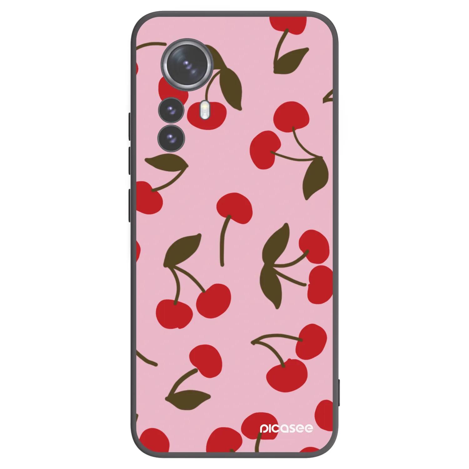 Picasee crna silikonska maskica za Xiaomi 12 Pro - Cherry