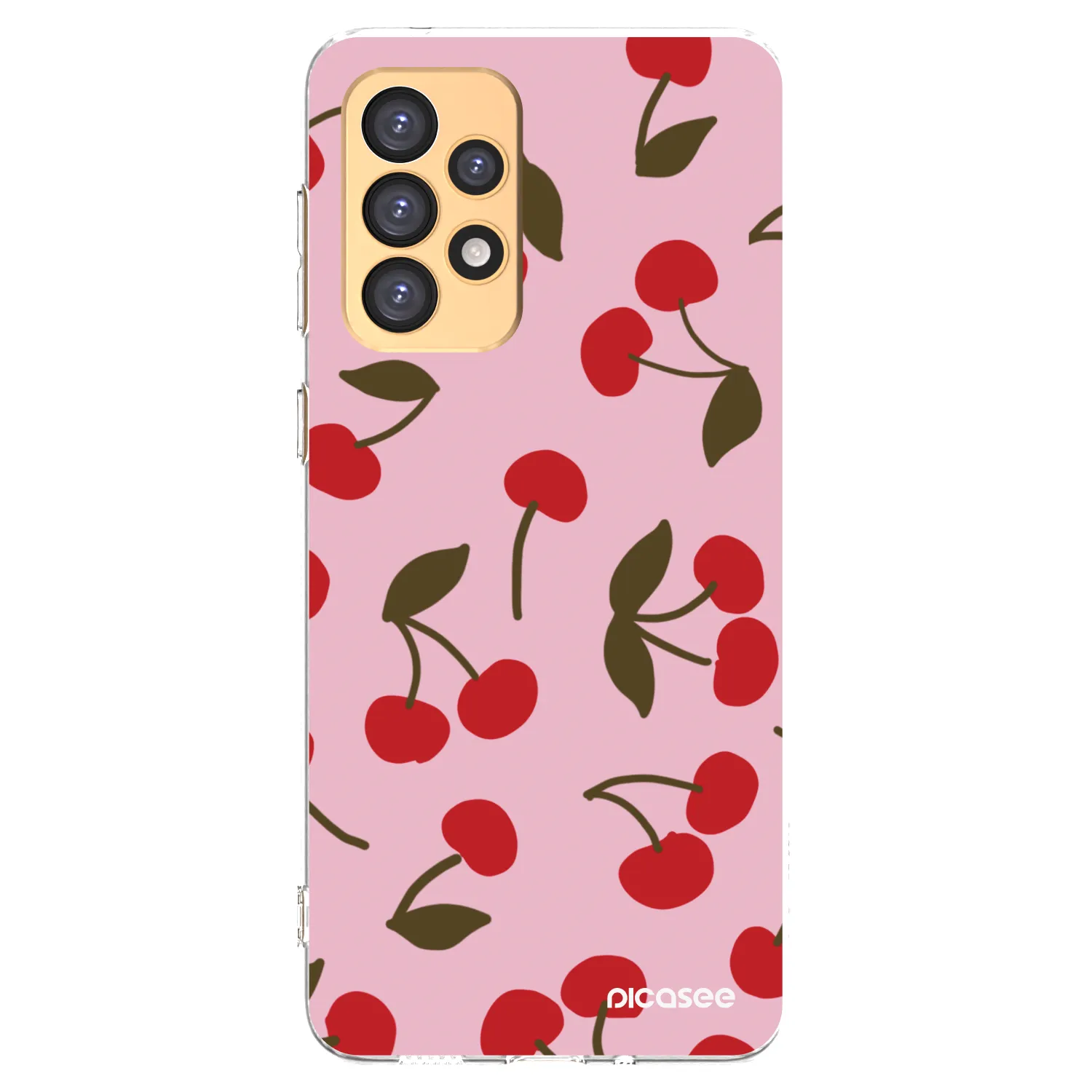 Picasee silikonska prozirna maskica za Samsung Galaxy A33 5G A336 - Cherry