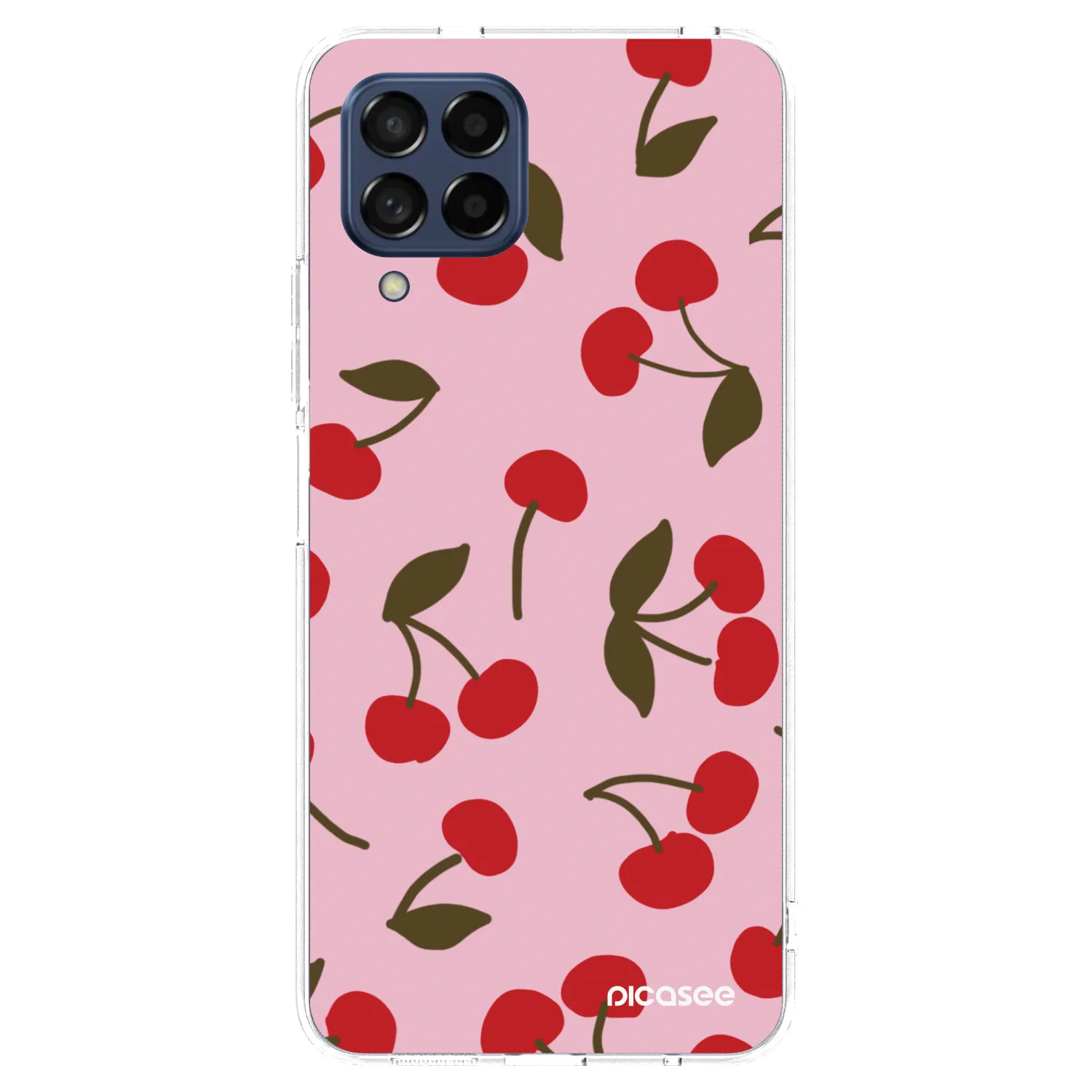 Picasee silikonska prozirna maskica za Samsung Galaxy M53 5G - Cherry