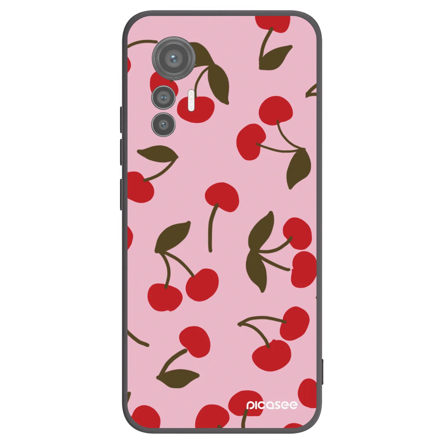 Picasee crna silikonska maskica za Xiaomi 12 Lite - Cherry