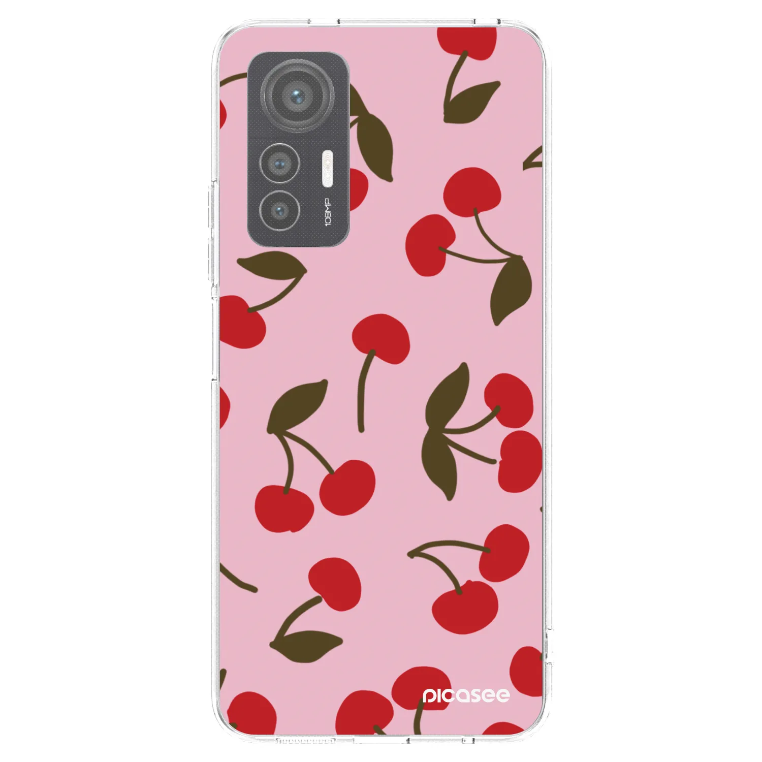 Picasee silikonska prozirna maskica za Xiaomi 12 Lite - Cherry
