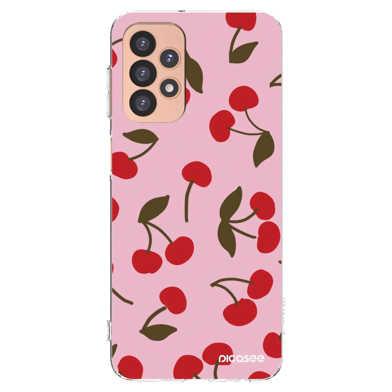 Picasee silikonska prozirna maskica za Samsung Galaxy A23 A236B 5G - Cherry
